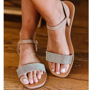 3/$30 Rhinestone Sandals